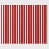 赤と白ストライプ ラッピングペーパー (フラット)