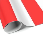 赤と白ストライプ ラッピングペーパー (ロールコーナー)