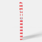 赤と白ストライプ Case-Mate iPhoneケース (裏面 / 左)