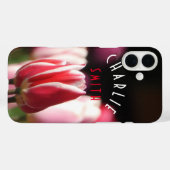 赤と白チューリップ Case-Mate iPhoneケース (裏面 (横))