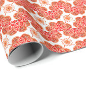 赤と白デザイン ラッピングペーパー (ロールコーナー)