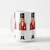 赤と白ナツクラッカ コーヒーマグカップ (正面左)