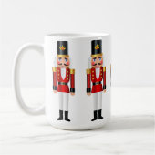 赤と白ナツクラッカ コーヒーマグカップ (左)