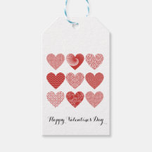 赤と白ハートシンプル