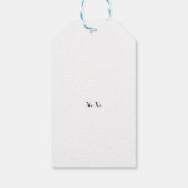 赤と白ハートシンプル ギフトタグ (裏面)