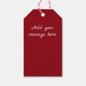 赤と白ハート ギフトタグ (裏面)