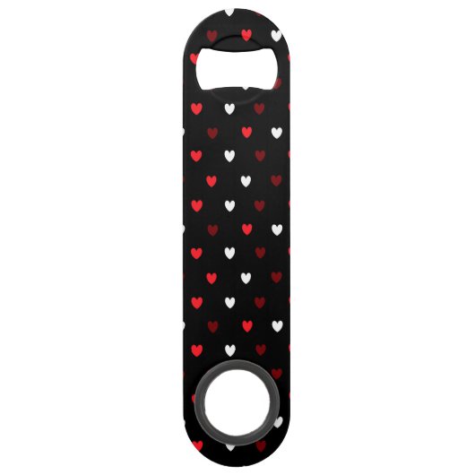 赤と白ハート スピード栓抜き (正面)