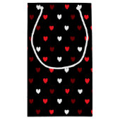 赤と白ハート スモールペーパーバッグ (裏面)