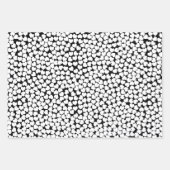 赤と白ハート ラッピングペーパーシート (正面3)