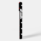 赤と白ハート Case-Mate iPhoneケース (裏面 / 左)