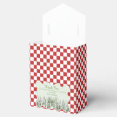 赤と白バッタ子供の誕生日ありがとう フェイバーボックス (オープン)