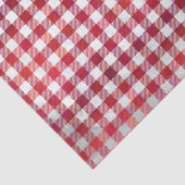赤と白バッファローの格子縞 薄葉紙 (詳細)