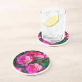 赤と白バラ コースター (側面)