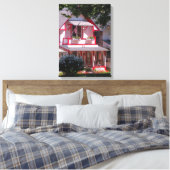 赤と白ビクトリアンー – マーサのブドウ園 キャンバスプリント (インサイチュ (寝室))