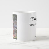 赤と白ビクトリアンー – マーサのブドウ園 ジャンボコーヒーマグカップ (正面)