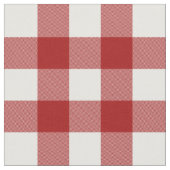 赤と白ピクニックプレイドカラー選択 ファブリック (クローズアップ)