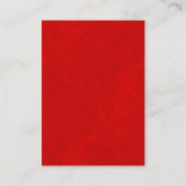 赤と白フローラ結婚の願い エンクロージャーカード (裏面)