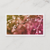 赤と白ミニマル 名刺 (裏面)