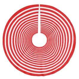 赤と白リングや輪 ブラッシュドポリエステルツリースカート