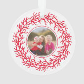 赤と白リース写真 オーナメント (裏面)