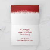 赤と白休日カード シーズンカード (内部)