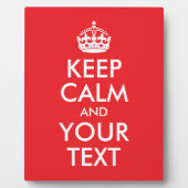 赤と白保CalmとYour Text フォトプラーク (正面)