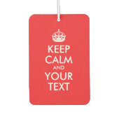 赤と白保Calm Parody カーエアーフレッシュナー (正面)