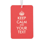 赤と白保Calm Parody カーエアーフレッシュナー (裏面)