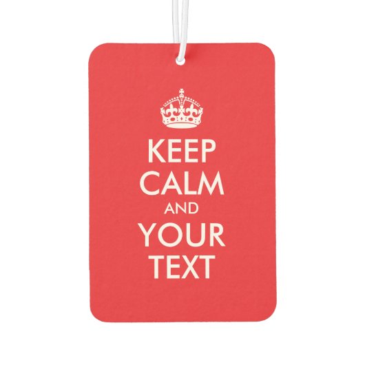 赤と白保Calm Parody カーエアーフレッシュナー (裏面)