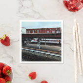 赤と白列車 スタンダードカクテルナプキン (インサイチュ)