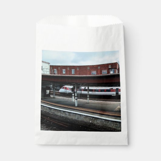 赤と白列車 フェイバーバッグ (正面)