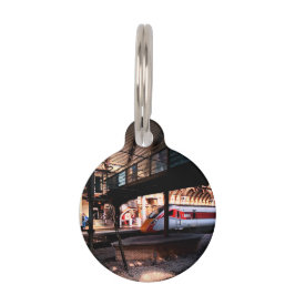 赤と白列車 ペット　ネームタグ