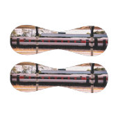 赤と白列車 野球ボール (パネル)