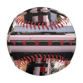 赤と白列車 野球ボール (正面)