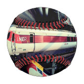 赤と白列車 野球ボール (正面)