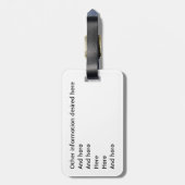 赤と白口 ラゲッジタグ (裏面縦)