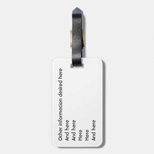 赤と白口 ラゲッジタグ (裏面縦)