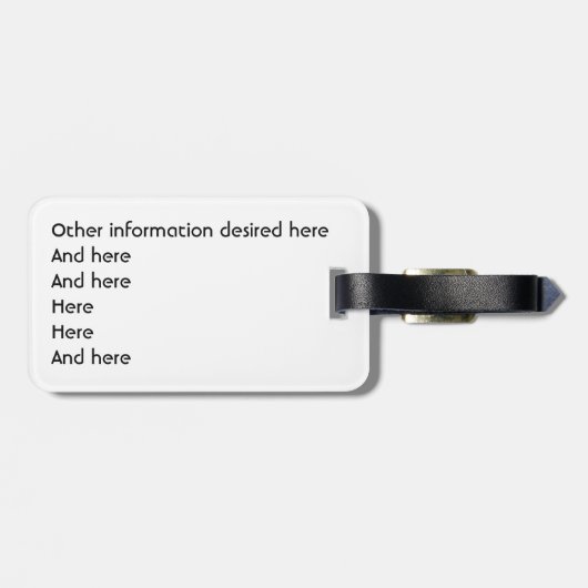 赤と白口 ラゲッジタグ (裏面横)