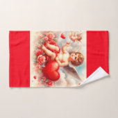 赤と白天使 バスタオルセット (ハンドタオル)