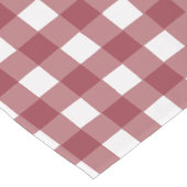 赤と白市松模様に型 ショートテーブルランナー (コーナー)