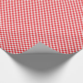 赤と白市松模様に板パターン ラッピングペーパー (角)