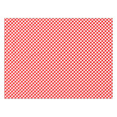赤と白市松模様に テーブルクロス (正面(横))