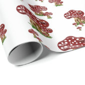 赤と白急速に広まります ラッピングペーパー (ロールコーナー)