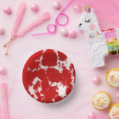 赤と白抽象芸術 ペーパーボウル (パーティー)