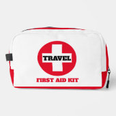 赤と白救急バッグ ドップキット (正面)