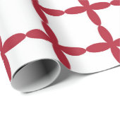 赤と白方形 ラッピングペーパー (ロールコーナー)