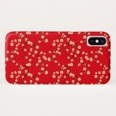 赤と白日本のさくらんぼ Case-Mate iPhoneケース (裏面(横))