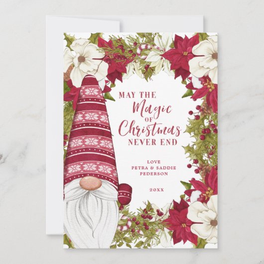 赤と白格言魔法 シーズンカード (正面)