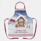 赤と白格言 エプロン (正面)