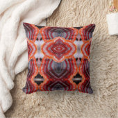 赤と白模様 クッション (ブランケット)